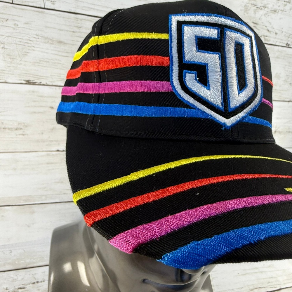 VTG NASCAR 50th Anniversary Hat Chase Authentics Snapback Black‎ 1948-1998 Cap